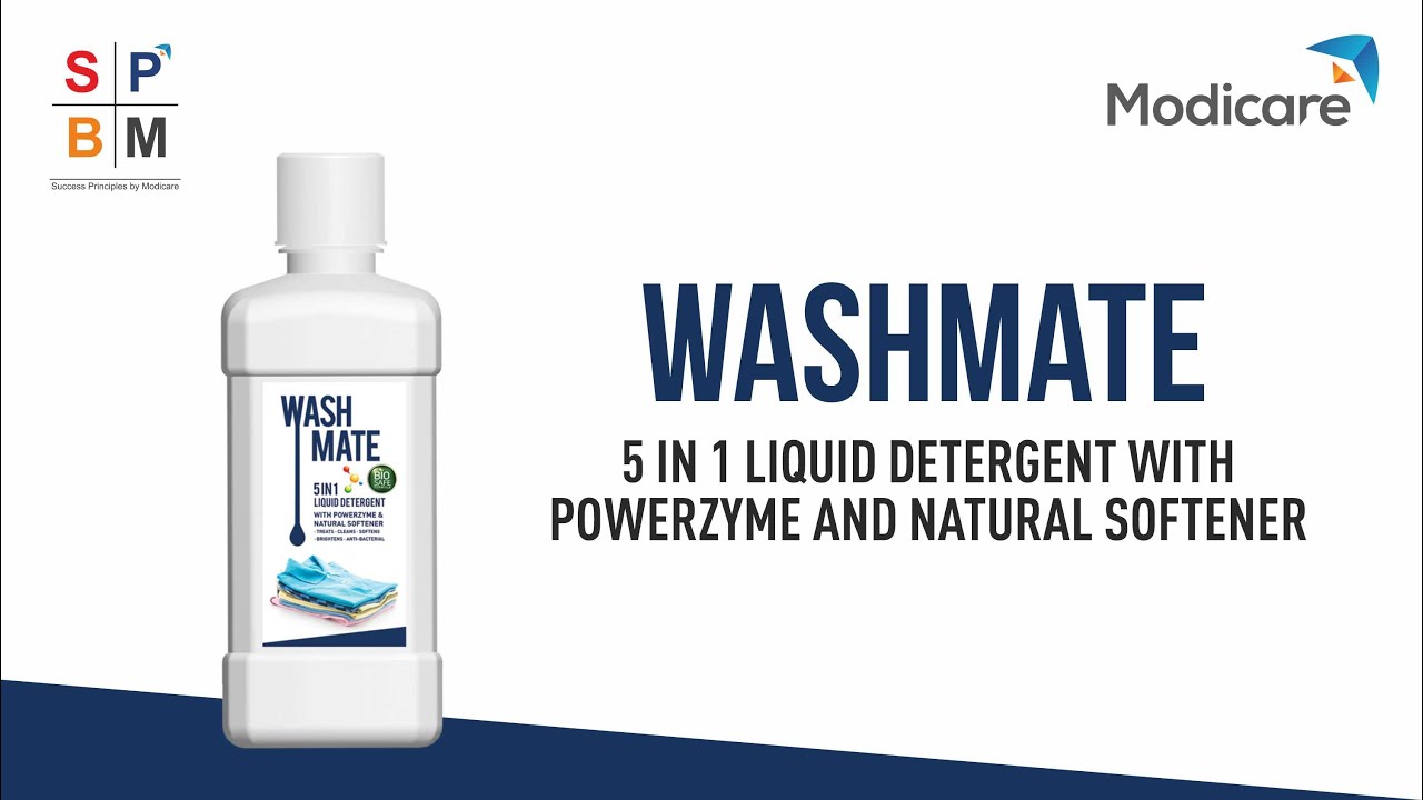 Modicare WASHMATE 5 IN 1 LIQUID | Washmate Detergent Powder